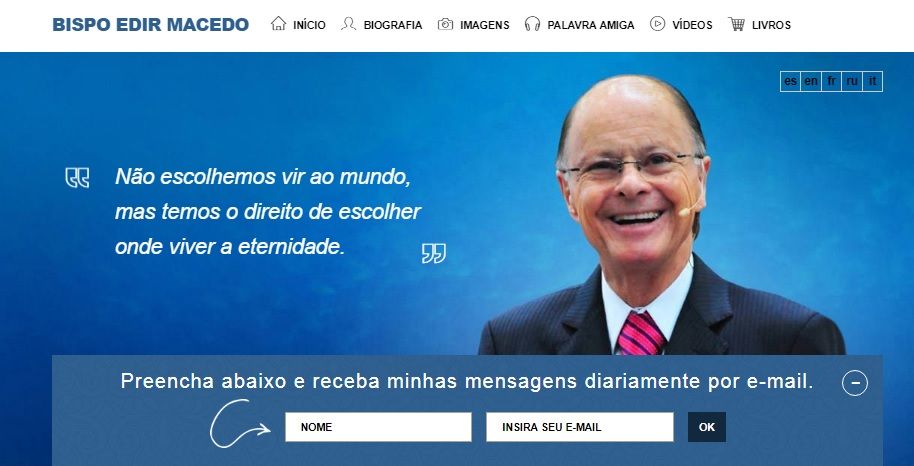 Imagem de capa - Blog do Bispo Macedo completa 10 anos